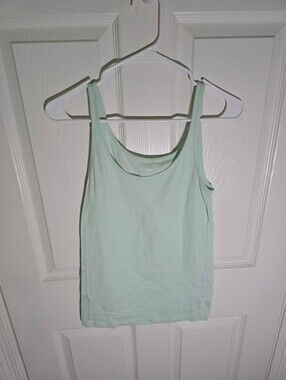 Gap The Essential Cami Womens Light Blue Tank Top Medium